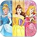 Princess Dream Big Party Plates Napkins Cups and Table Cover Serves 16 with Birthday Candles - Disney Princess Party Supplies Pack Deluxe (Bundle for 16)