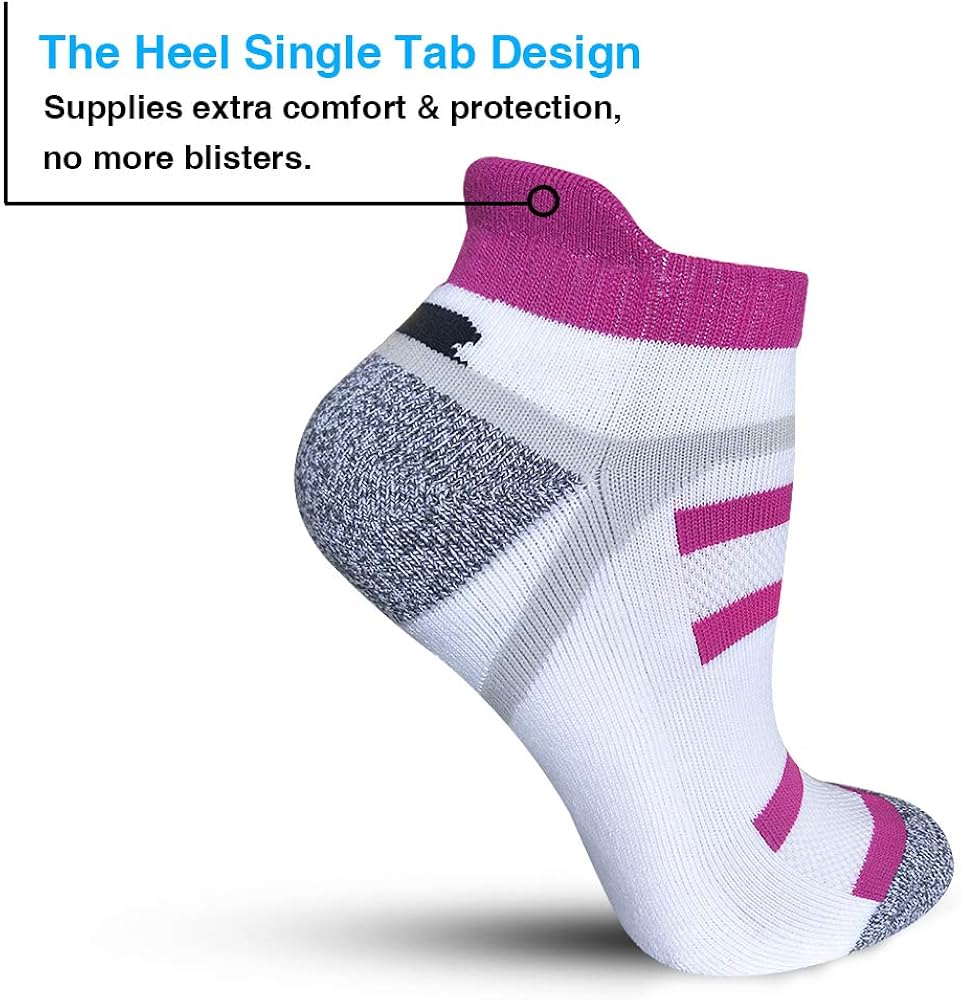 BERING Women's Performance Athletic Running Socks (6 Pack): Clothing