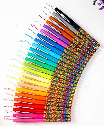 The Lakeside Collection Scentos Color Scents Vivid Colors Scented Felt Tip Pens 24-Pack