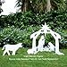 Teak Isle Calf Nativity Figure
