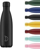 Chilly's Original Water Bottle Vacuum Insulated Stainless 750ml Black