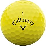 Callaway Warbird Golf Ball Yellow 2023 2-Piece Ionomer Cover Large Core view 4