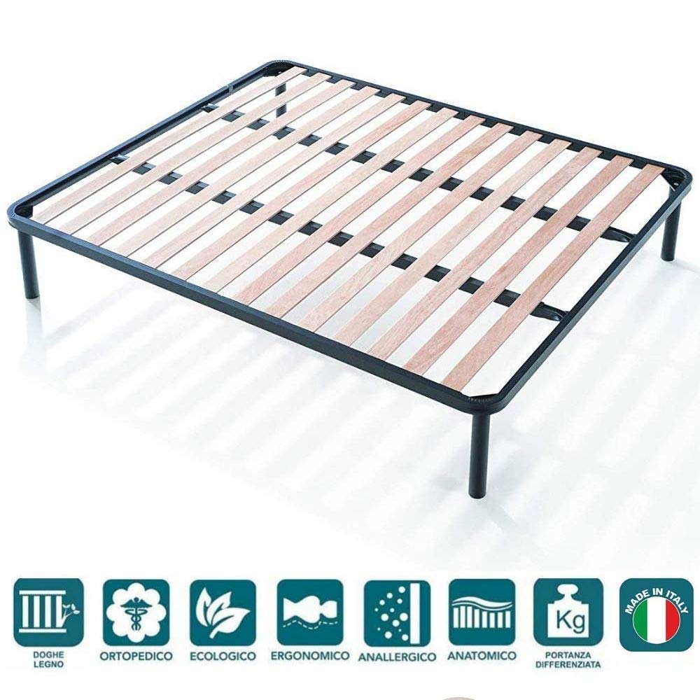 EvergreenWeb - Somier 165x195 con Patas Desmontables de 35 cm de ...