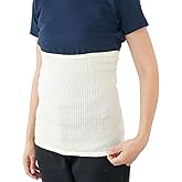 Kinuya Silk Waist Warmer Belly Warmer Haramaki Silk Ribbed and Stretchy