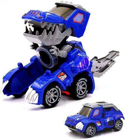 dinosaur robot car