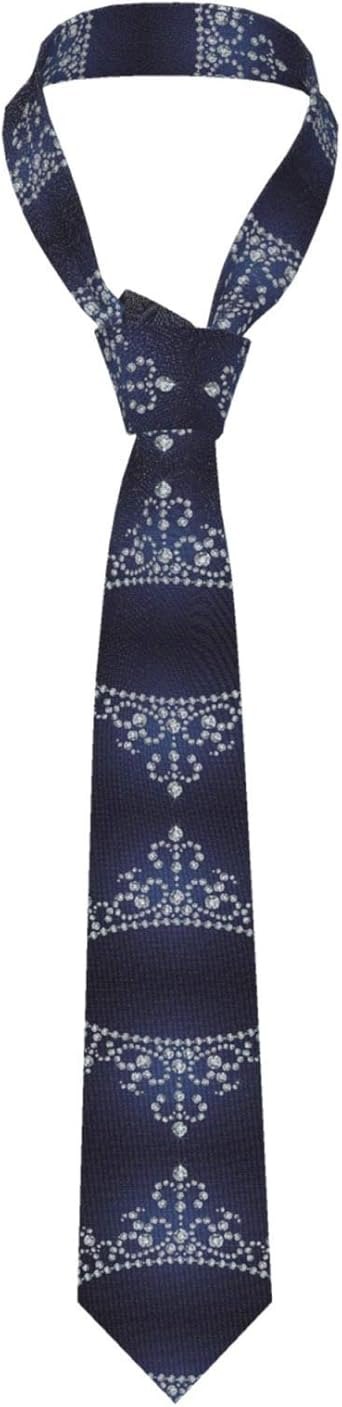 Set Cravatte Uomo Hi-Tie In Seta | 4 Pezzi Con Gemelli E Clip - Motivo Cachemire - Foto 3