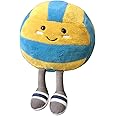 MUALML Cute Volleyball Stuff Soft Sports Stuffed Plush Pillow, Funny Plush Volleyball Gifts for Teen Girls Boys(Volleyball, 8 inches)