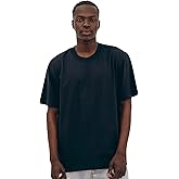 Organic Basics Mens True Boxy Fit Cotton Crew Neck Short Sleeve Tee