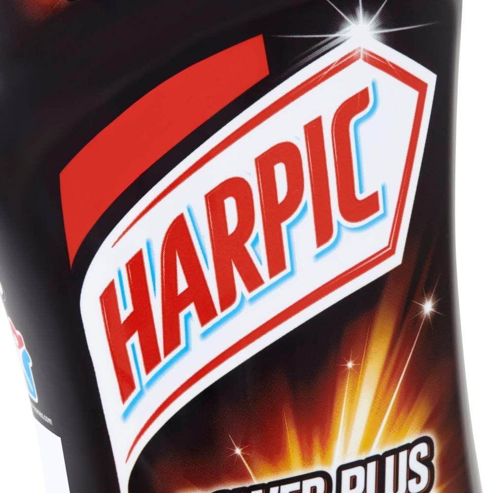 Harpic Professional Range Power Plus Toilet Cleaning Gel -Original Scent, 1L, x10 Better Than Bleach, Multicolour, 1000 ml (Pack of 1) - Image 3