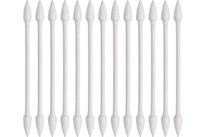 800 Pieces Precision Tip Cotton Swabs/Double Precision Tips with Paper Stick Cotton Buds for Makeup (Double-Pointed Shape)