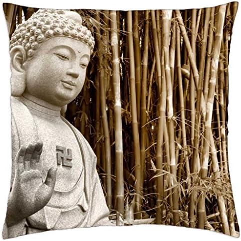 Buddha - Dharma Teacher - Throw Pillow Cover Case (18" x 18")