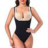 IXF Open Bust Shapewear Bodysuit for Women Tummy Control Thong Body shaper Under Dress Faja Shapewear