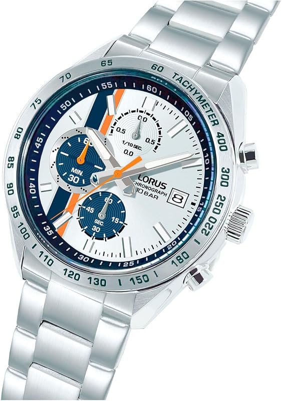 Orologio analogico da uomo con cinturino in acciaio inox RM399JX9