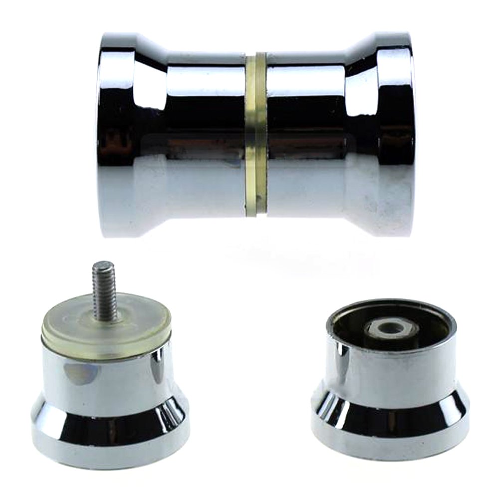 YUANQIAN Shower/Bath Door Handle Chrome 2pack (Model-1)