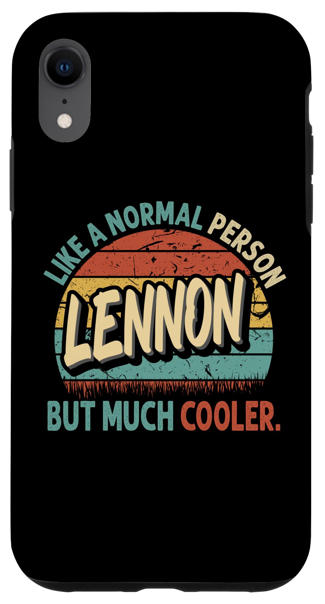 iPhone XR LENNON Like A Normal Person But Much Cooler Vintage Case
