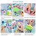 PP OPOUNT 50 Pieces DIY Diamond Painting Cross Stitch Tool Including Diamond Stitch Pen, Diamond Painting Plastic Roller, Drill Pen Grips, Plastic Tray and Diamond Embroidery Box for Arts Craft