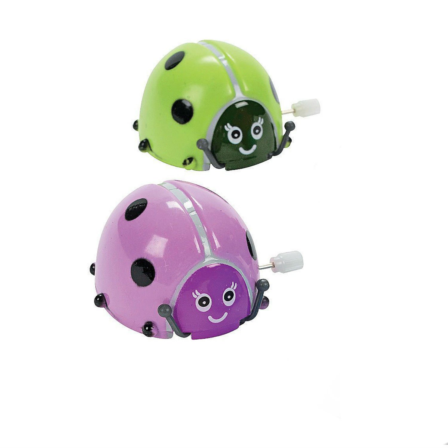 Toy 1 dozen Flipping WindUp Lady Bugs Bulk Novelty & Gag Toys Wind