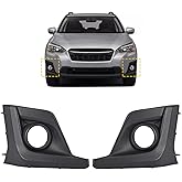 GearUp 1 Pair Fog Light Cover Bezel for Subaru Crosstrek 2018 2019 2020 Replaces 57731FL082, 57731FL092