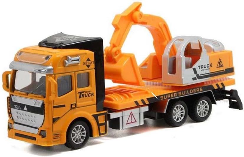 orange excavator toy