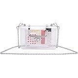 MOETYANG Clear Purse for Women,Clear Clutch Purse Crossbody, See Through Handbag…