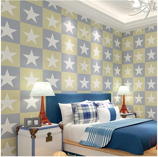 Avoir Images Papier Peint Chambre Garcon Et Fille Vent Britannique Etoile A actualisé salutations