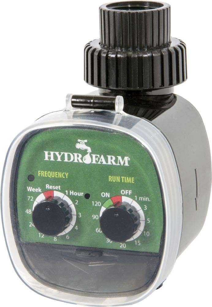Hydrofarm HGWT Electronic Water Timer, Black and Green : Garden & Outdoor