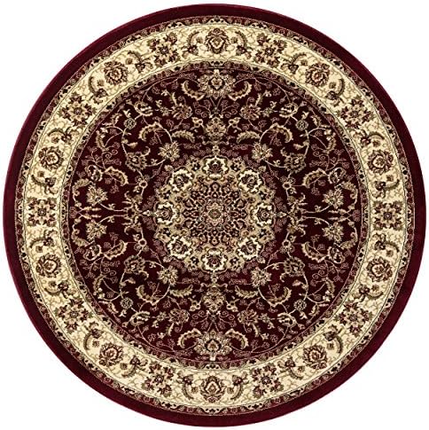 Great American Distributors Classic Collection Nain Area Rug, 5', Red