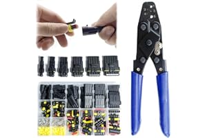 shengbowi Car Terminals Plug Male Female 16-20AWG Waterproof Automotive Connectors Disconnect Wiring 1/2/3/4/5/6Pin Electrical Wirem Kit Water Proof Series Way Marine Truck Boat Motorcycle