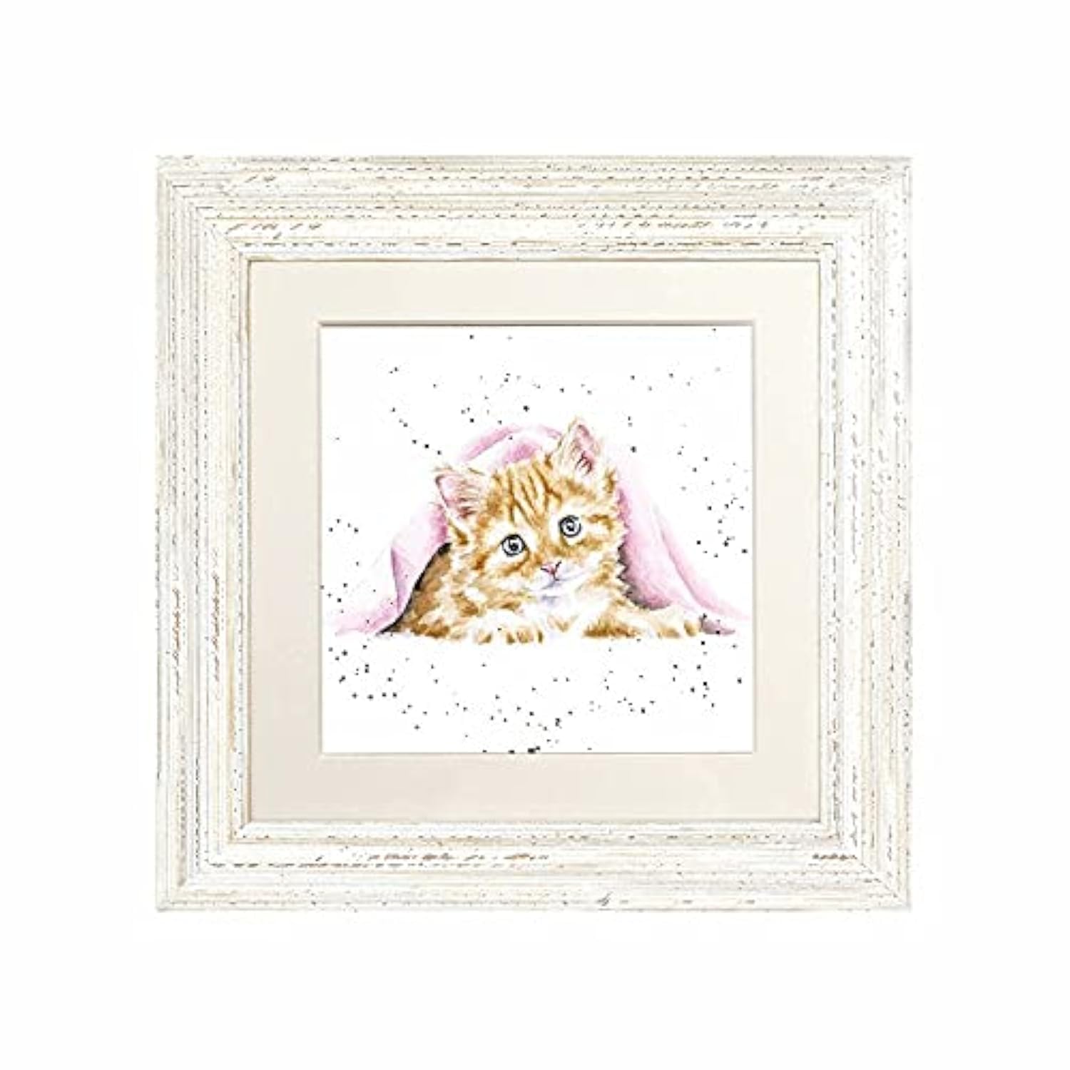 Wrendale Designs - 'Duvet Day' Framed Card - White