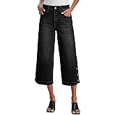 SHEWIN Women Stretch Wide Leg Jeans Ankle Capri Comfort Jean 2026