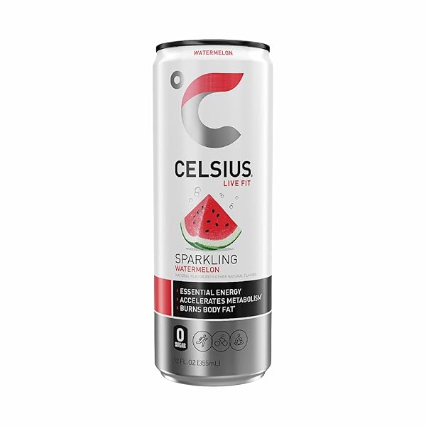 CELSIUS RTD SPARKING WATERMELON, 12 OUNCE
