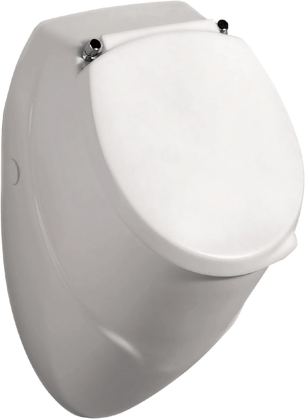 'aquaSu® Urinal KomplettSet Leo Inklusive Deckel Weiß Becken