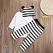 3pcs/Set Newborn Baby Boys Girls Animal Long Sleeve T-shirt Tops Pants Hat Outfits