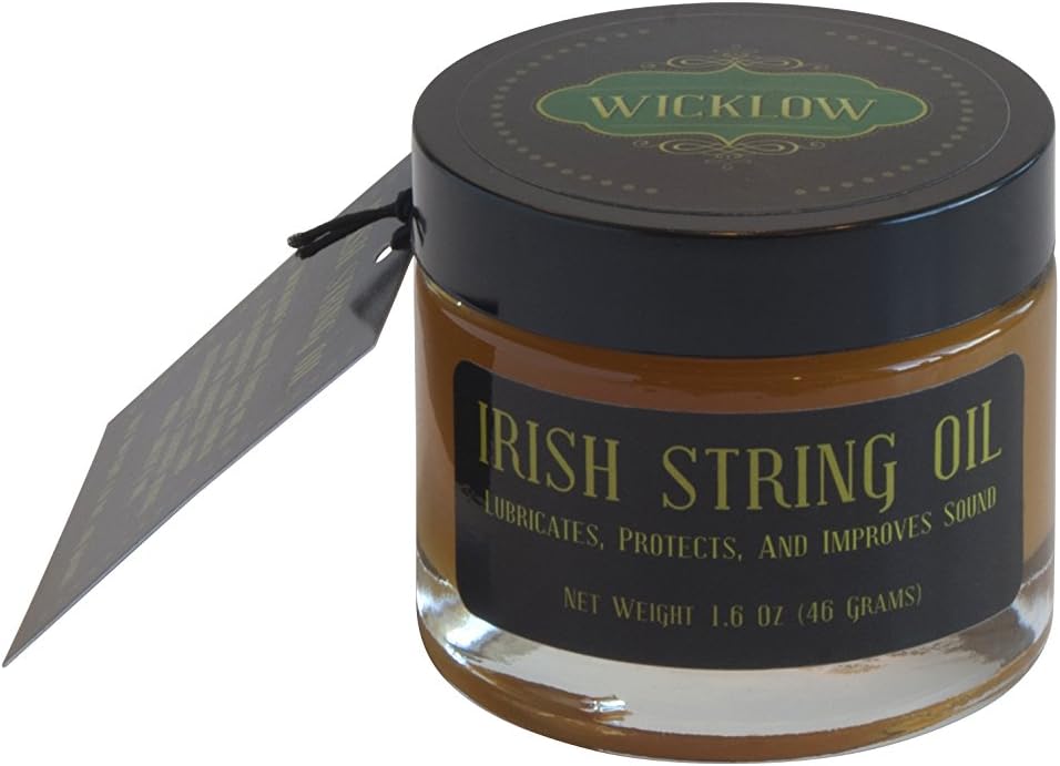 Wicklow's Irish String Oil - Traditional Guitar String Lubricant Made From Sheep Oil - 1.6oz