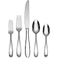 Oneida H156045A Reyna 45 Piece Everyday Flatware Set, Service For 8