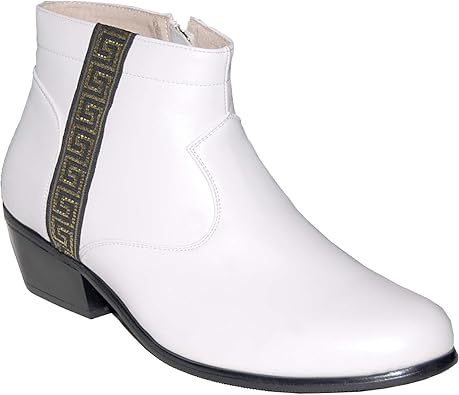 mens white ankle boots