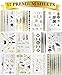 Premium Sheets - Metallic Flash Temporary Tattoos - Gold and Silver Bling