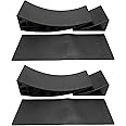 Beech Lane Camper Leveler 2 Pack - Precise Camper Leveling, Includes Two Curved Levelers, Two Chocks, and Two Rubber Grip Mats, Heavy Duty Leveler Works for Campers Up to 35,000 LBs, Patented