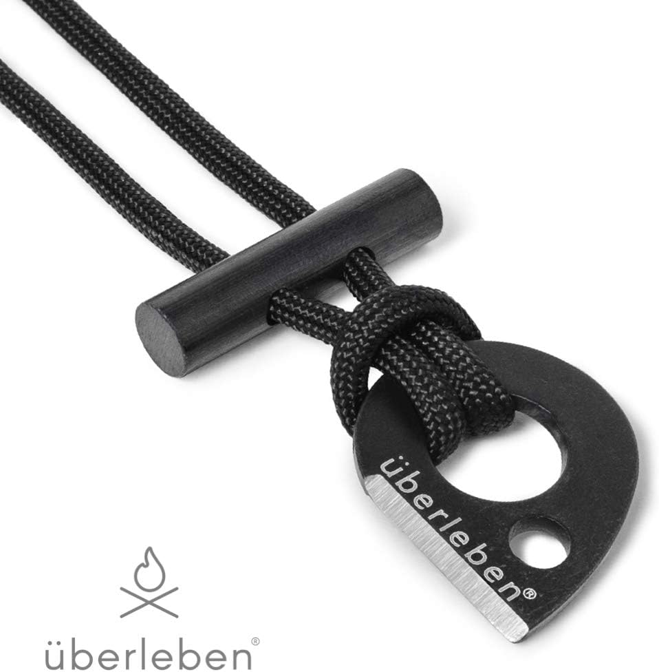 überleben Leicht Fire Starter Necklace Ultralight Fire Steel Micro