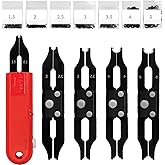 E Clips Assortment Kit with Removal and Installation E Clip Tool - E Clips Tool 350Pcs E Clips on 7 Sizes - 1.5mm 2mm 2.5mm 3mm 3.5mm 4mm 5mm Clip Rings E Clips Tool