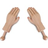 BigMouth Inc Tiny Hands Gag Gifts Baby Hands on a Stick - Fake Small Hands for Costumes and Pranks - Funny Stick Puppets - Th