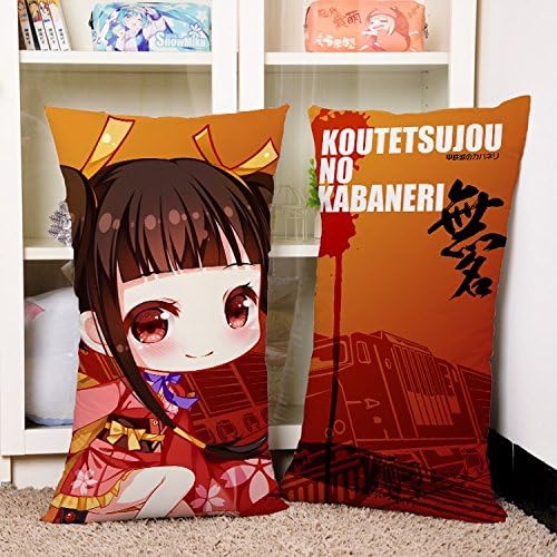 Throw Pillow Cushion for Anime Koutetsujou no Kabaneri Mumei Ikoma Double-Side with Pillow Inner