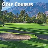 Golf Courses 2020 12 x 12 Inch Monthly Square Wall Calendar, Golfing Sport by