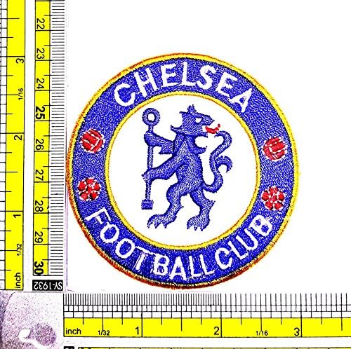 Chelsea Football Club Team Patch Logo Sew Iron on Embroidered Appliques Badge Sign Costume