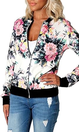 chaquetas estampadas mujer