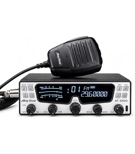 Amazon.com: AnyTone AT-5289 II 10 Meter Mobile Ham Radio, 60W AM