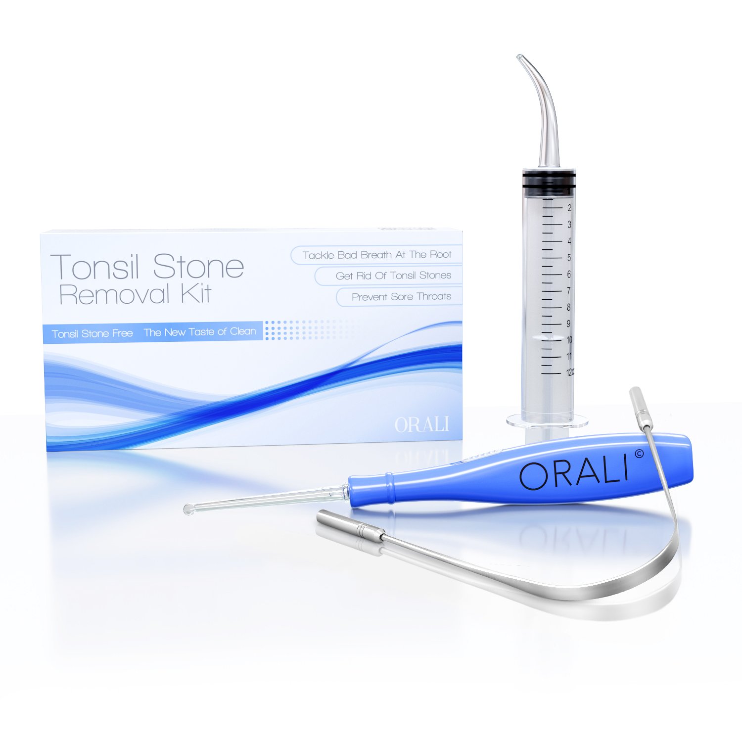 Tonsil Stone Remover Kit Remove & Prevent Tonsil Stones Sore Throat