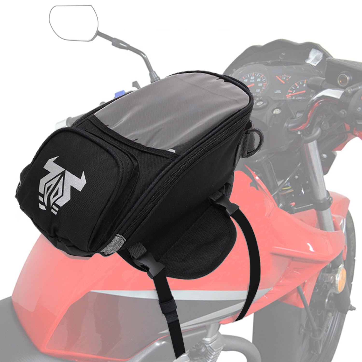 JFG RACING Motorcycle Bag - Universal Magnetic Tank Bags for Motorbikes, Travel and Outdoor Use