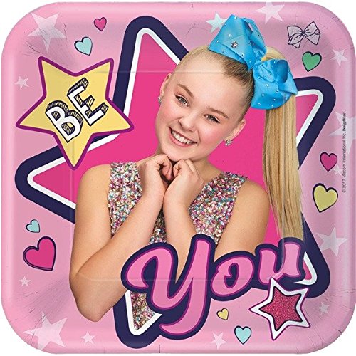 Jojo Siwa Party Supplies for 16 Guests - Paper Plates, Napkins, Cups - Thumbnail 2