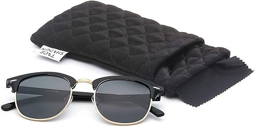 half metal sunglasses